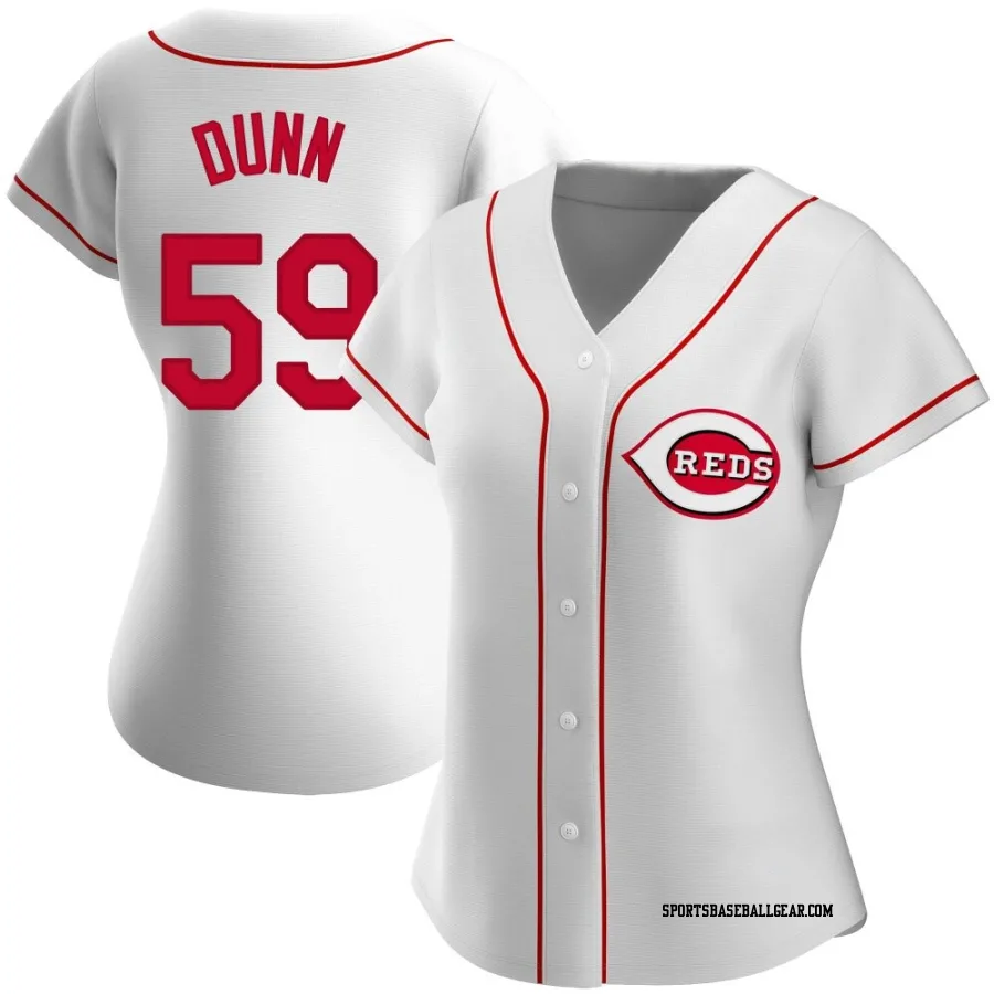 Blake Dunn Women's Cincinnati Reds White Authentic Home Jersey