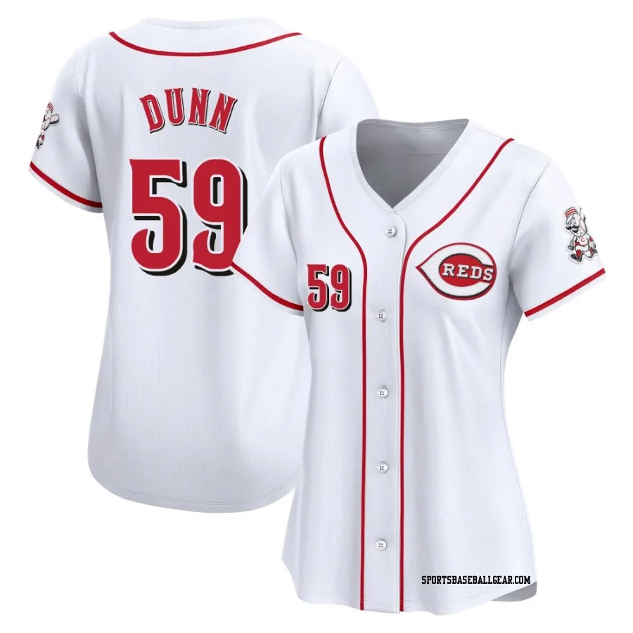 Blake Dunn Women's Cincinnati Reds White Limited Home Jersey