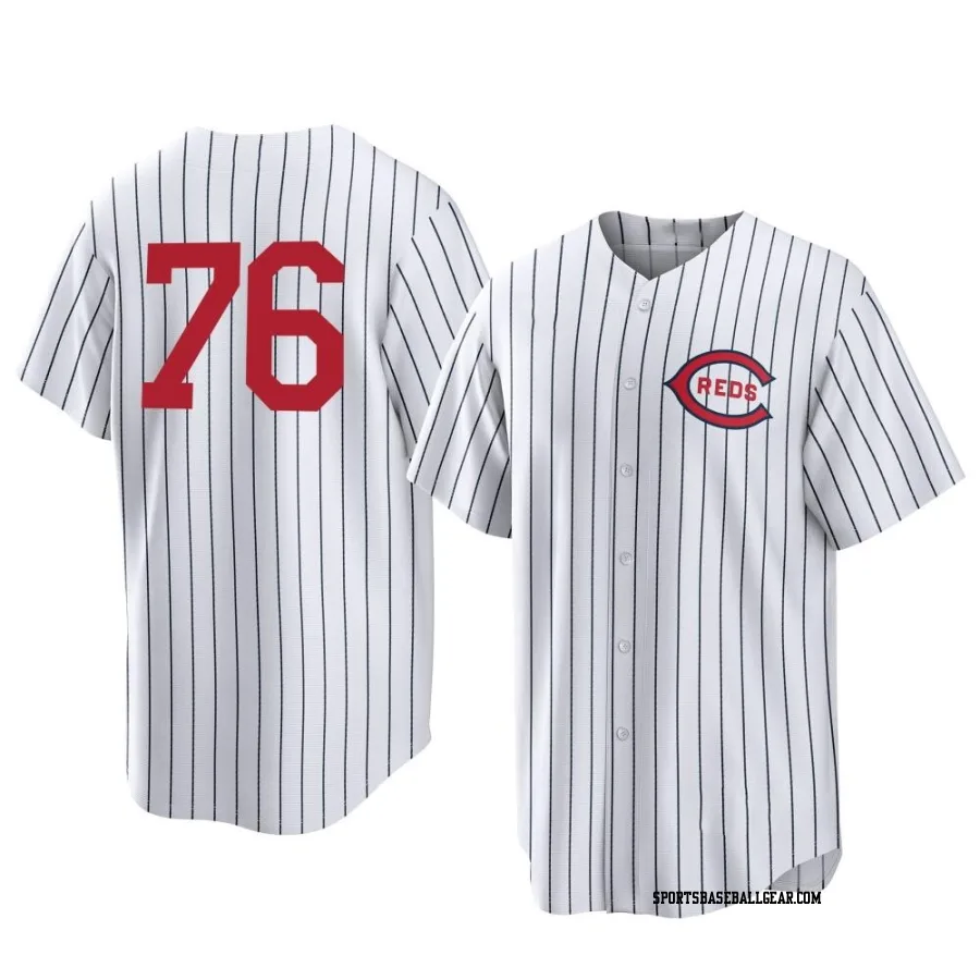Blake Dunn Youth Cincinnati Reds White Replica 2022 Field Of Dreams Jersey