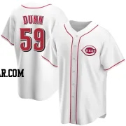 Blake Dunn Youth Cincinnati Reds White Replica Home Jersey