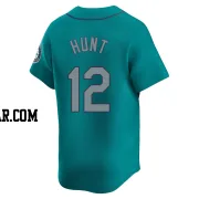 Blake Hunt Men's Seattle Mariners Aqua Limited Alternate Jersey