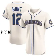 Blake Hunt Men's Seattle Mariners Cream Elite Alternate Jersey