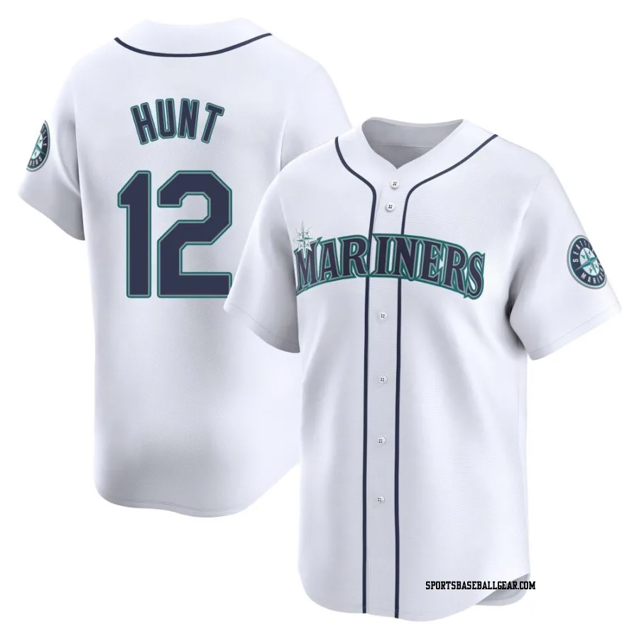 Blake Hunt Men's Seattle Mariners White Limited Home Jersey