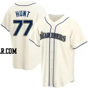 Blake Hunt Youth Seattle Mariners Cream Replica Alternate Jersey