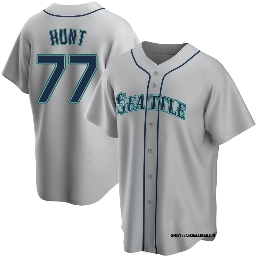 Blake Hunt Youth Seattle Mariners Gray Replica Road Jersey