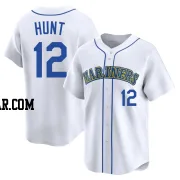 Blake Hunt Youth Seattle Mariners White Limited Throwback Cooperstown Collection Jersey