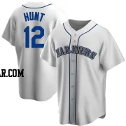 Blake Hunt Youth Seattle Mariners White Replica Home Cooperstown Collection Jersey
