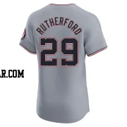 Blake Rutherford Men's Washington Nationals Gray Elite Road Jersey