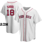 Blake Sabol Men's Boston Red Sox White Replica Home Jersey