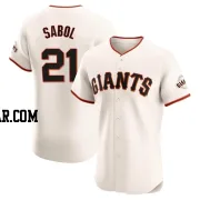 Blake Sabol Men's San Francisco Giants Cream Elite Home Jersey
