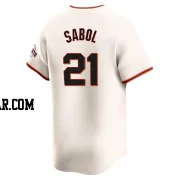 Blake Sabol Men's San Francisco Giants Cream Elite Home Jersey