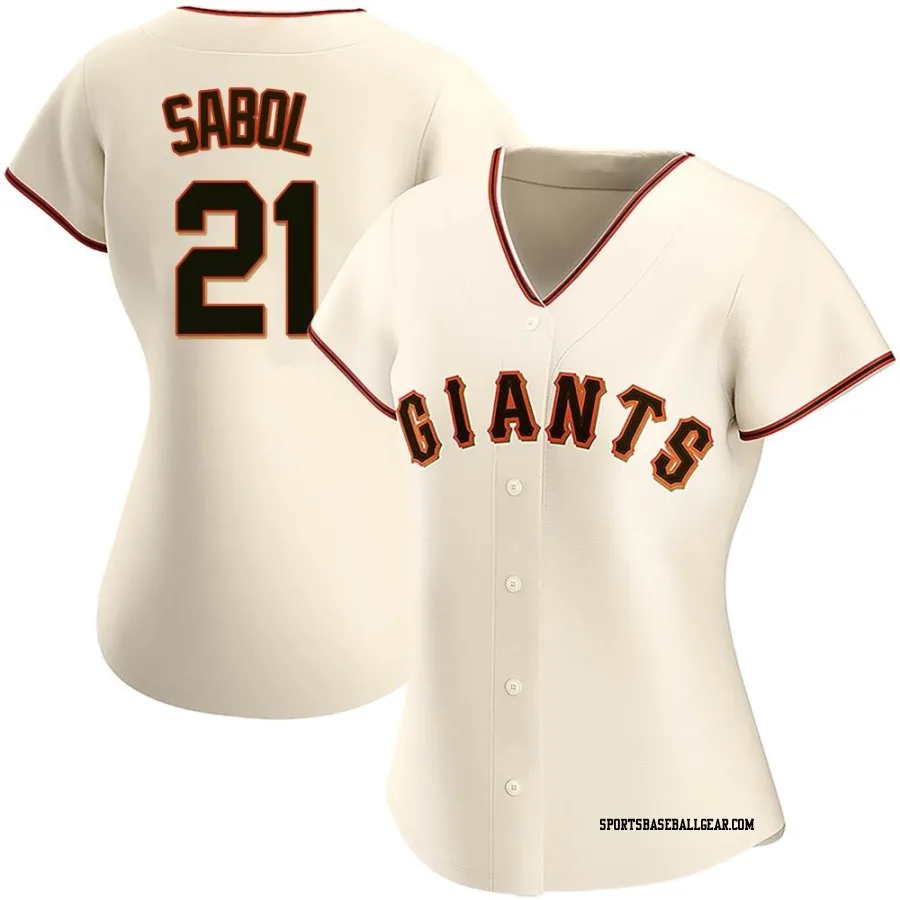 Blake Sabol Women's San Francisco Giants Cream Authentic Home Jersey