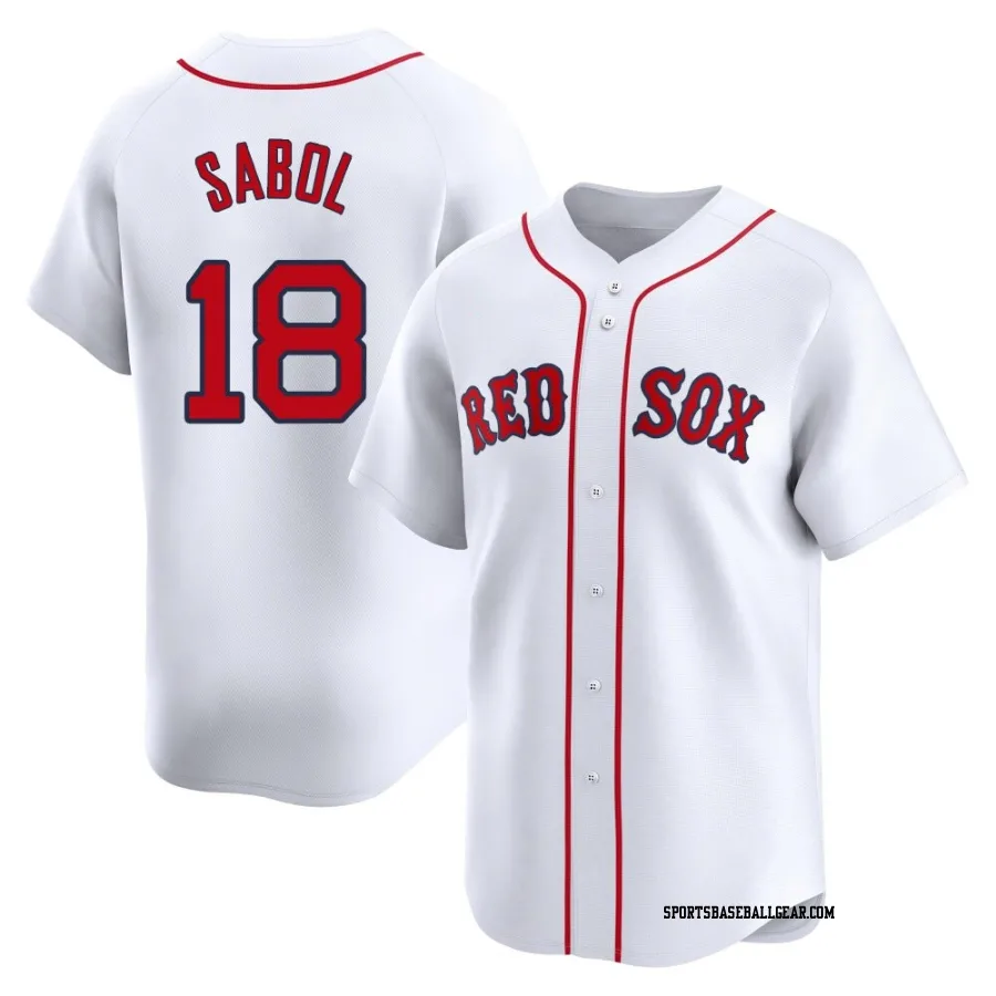 Blake Sabol Youth Boston Red Sox White Limited Home Jersey