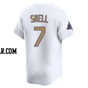 Blake Snell Men's Los Angeles Dodgers Gold Limited White 2025 Collection Jersey