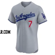 Blake Snell Men's Los Angeles Dodgers Gray Elite Road Jersey
