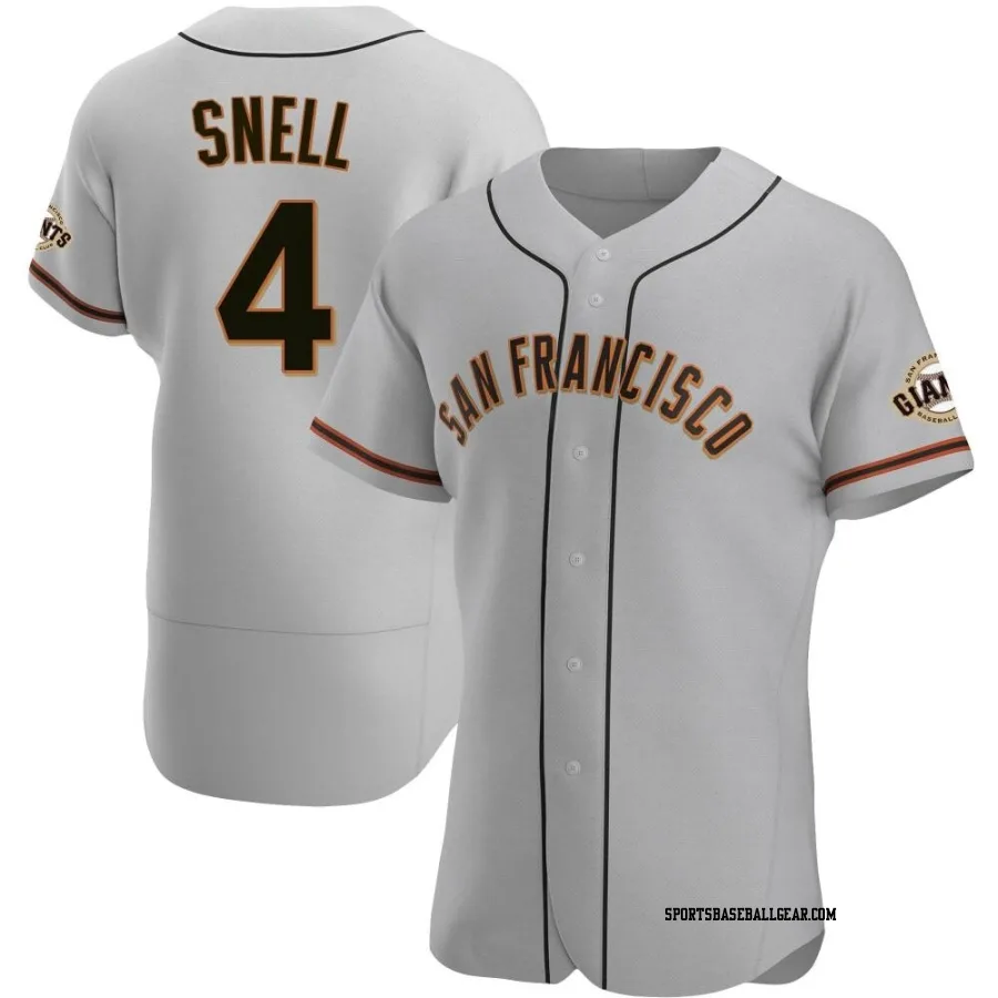Blake Snell Men's San Francisco Giants Gray Authentic Road Jersey