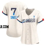 Blake Snell Women's Los Angeles Dodgers Cream Limited 2024 City Connect Jersey