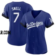 Blake Snell Women's Los Angeles Dodgers Royal Replica 2021 City Connect Jersey