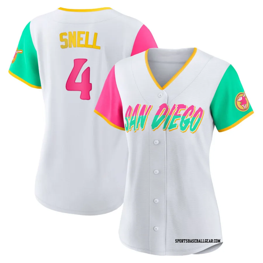Blake Snell Women's San Diego Padres White Replica 2022 City Connect Jersey