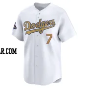 Blake Snell Youth Los Angeles Dodgers Gold Limited White 2025 Collection Jersey