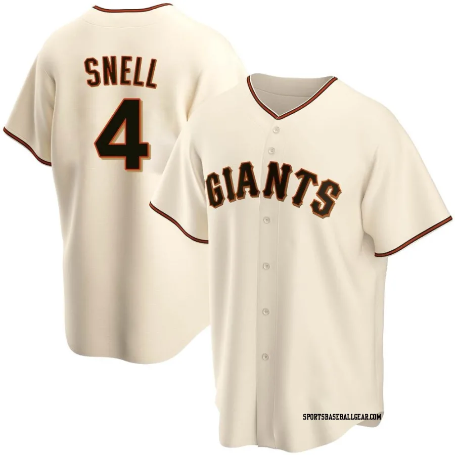 Blake Snell Youth San Francisco Giants Cream Replica Home Jersey