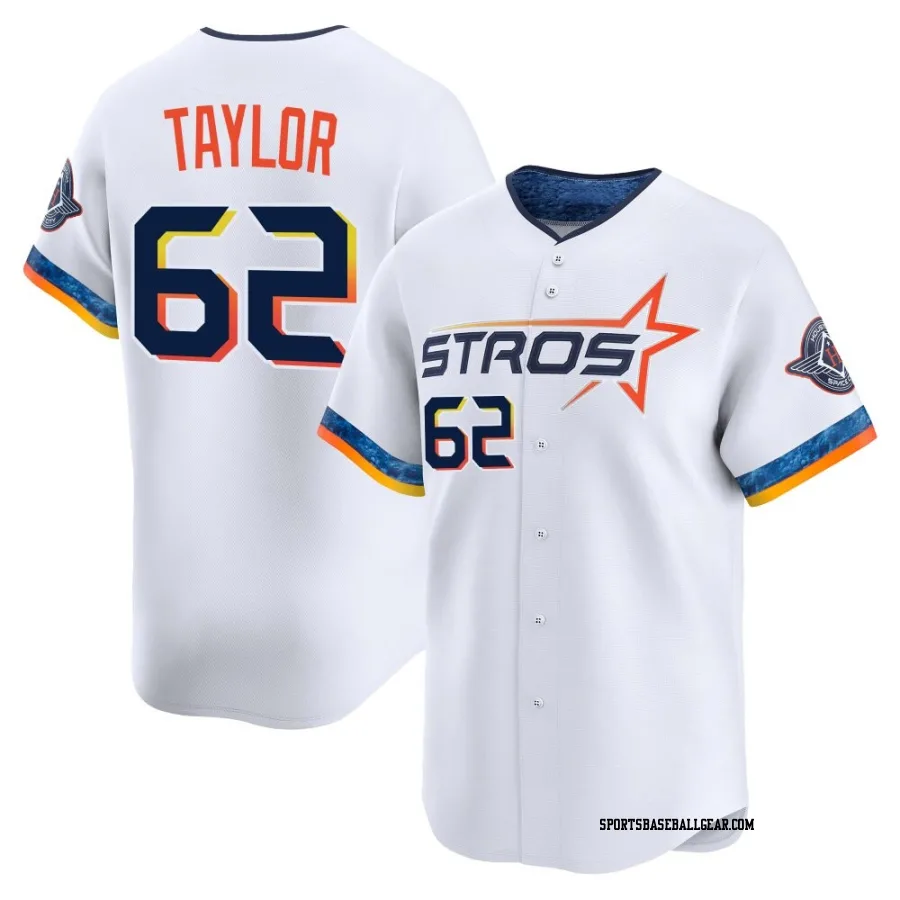 Blake Taylor Men's Houston Astros White Limited 2025 City Connect Jersey