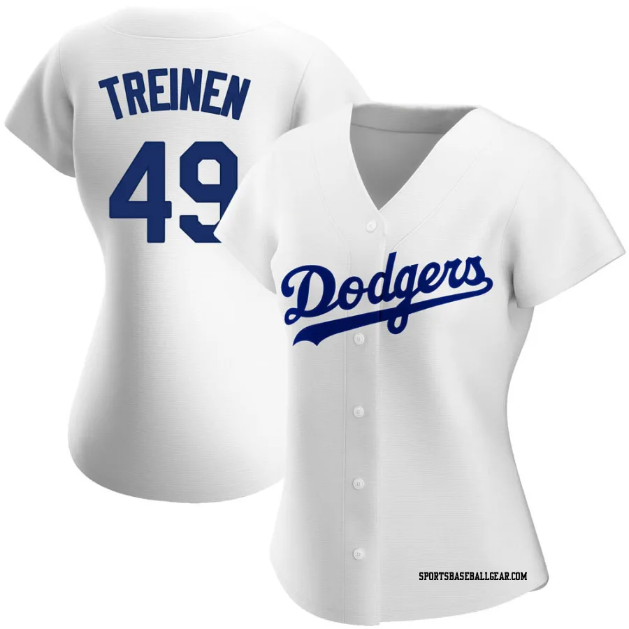 Blake Treinen Women's Los Angeles Dodgers White Replica Home Jersey