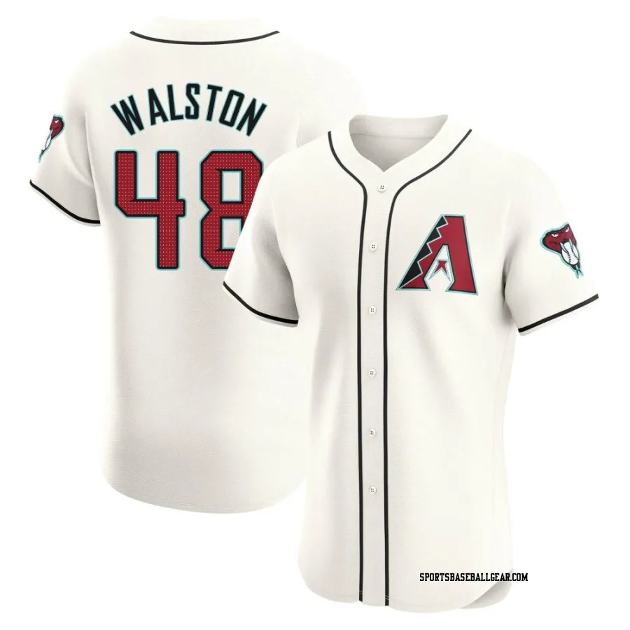 Blake Walston Men's Arizona Diamondbacks Cream Elite Home Jersey