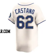 Blas Castano Youth Seattle Mariners Cream Limited Alternate Jersey