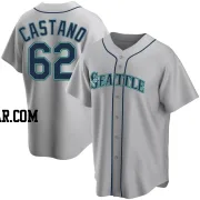 Blas Castano Youth Seattle Mariners Gray Replica Road Jersey