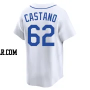 Blas Castano Youth Seattle Mariners White Limited Throwback Cooperstown Collection Jersey