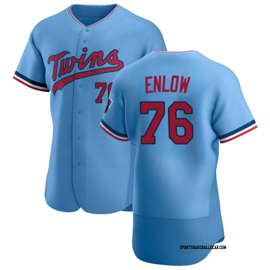 Blayne Enlow Men's Minnesota Twins Light Blue Authentic Alternate Jersey