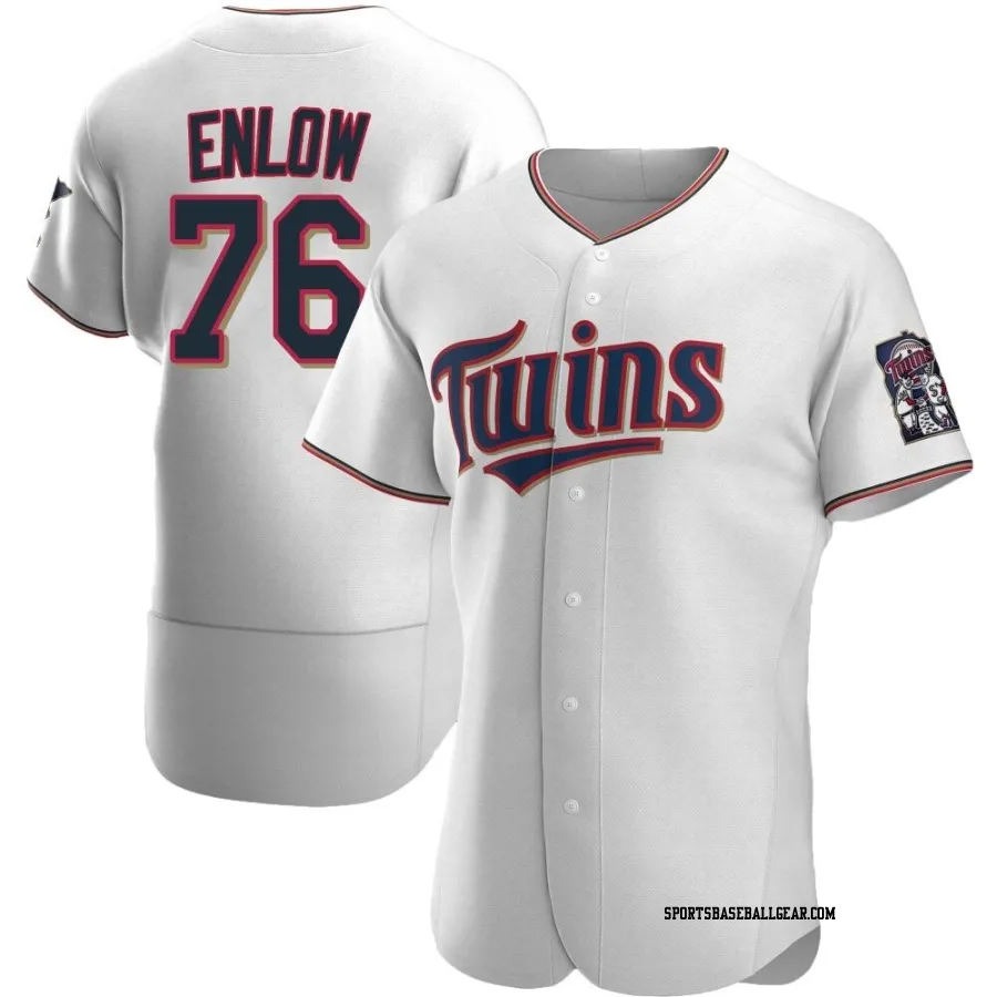 Blayne Enlow Men's Minnesota Twins White Authentic Home Jersey