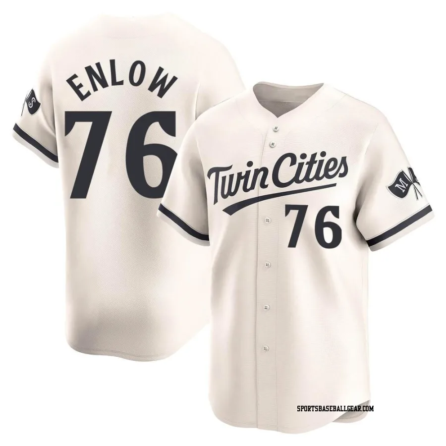 Blayne Enlow Youth Minnesota Twins Cream Limited Alternate Jersey