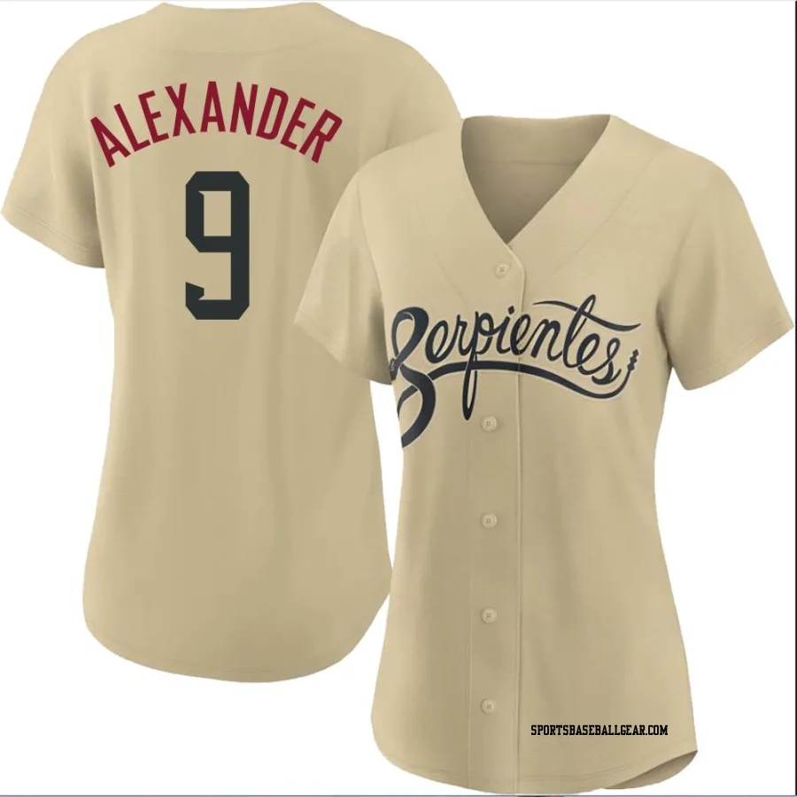 Blaze Alexander Women's Arizona Diamondbacks Gold Replica 2021 City Connect Cool Base Jersey