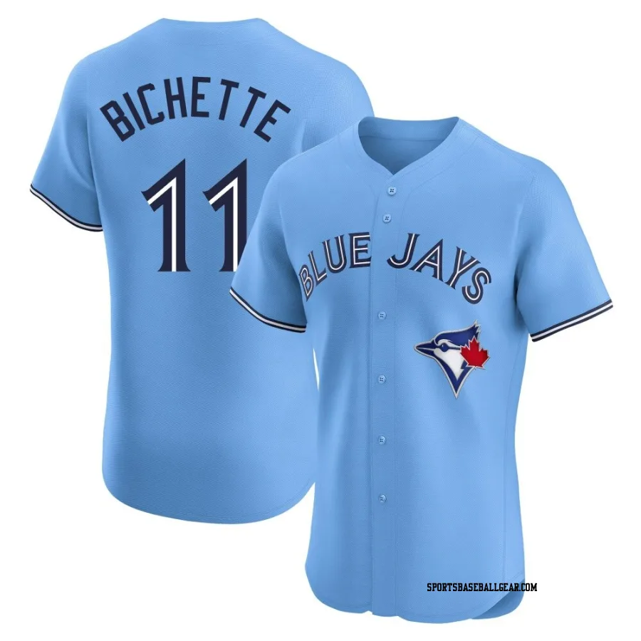 Bo Bichette Men's Toronto Blue Jays Blue Elite Powder Alternate Jersey