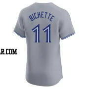 Bo Bichette Men's Toronto Blue Jays Gray Elite Road Jersey
