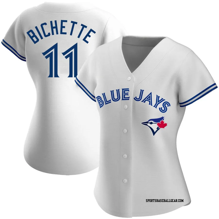 Bo Bichette Women's Toronto Blue Jays White Replica Home Jersey
