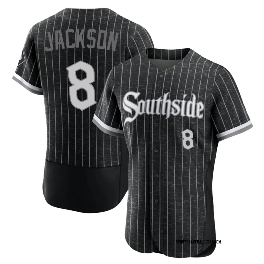 Bo Jackson Men&#039;s Chicago White Sox Black Authentic 2021 City Connect Jersey