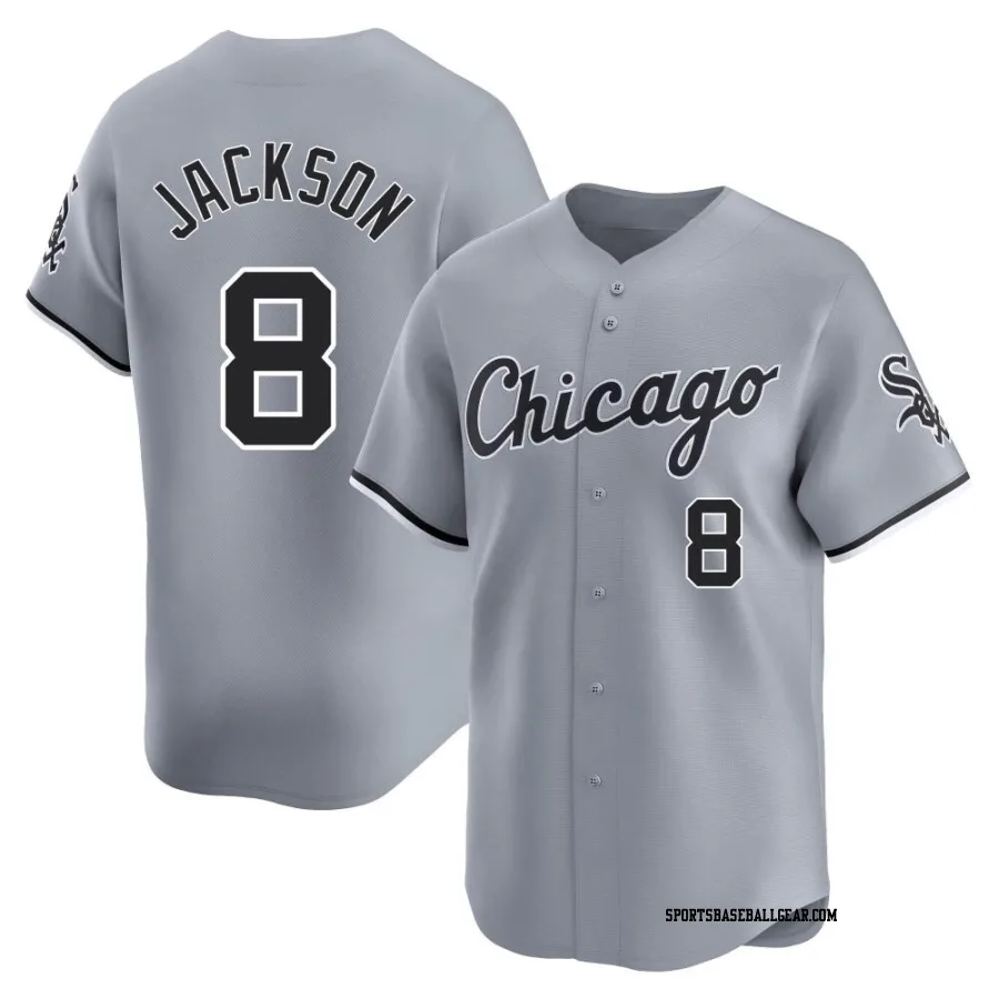 Bo Jackson Men&#039;s Chicago White Sox Gray Limited Road Jersey