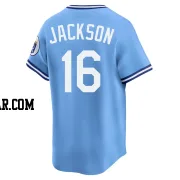 Bo Jackson Men's Kansas City Royals Light Blue Limited Throwback Cooperstown Collection Jersey