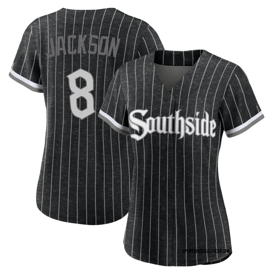 Bo Jackson Women&#039;s Chicago White Sox Black Authentic 2021 City Connect Jersey