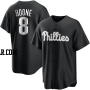 Bob Boone Youth Philadelphia Phillies Black/White Replica Jersey