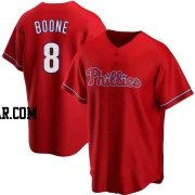 Bob Boone Youth Philadelphia Phillies Red Replica Alternate Jersey