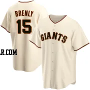 Bob Brenly Men's San Francisco Giants Cream Replica Home Jersey