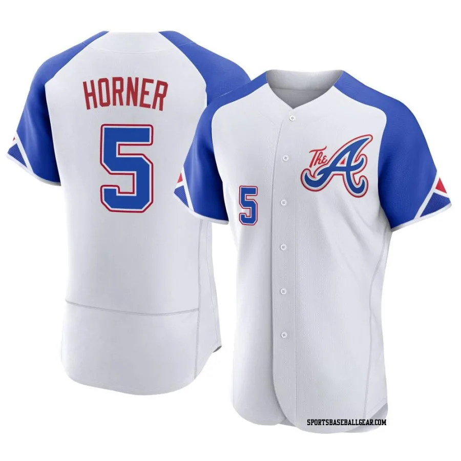 Bob Horner Men's Atlanta Braves White Authentic 2023 City Connect Jersey