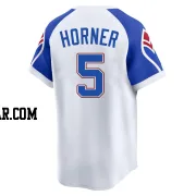 Bob Horner Men's Atlanta Braves White Limited Throwback Cooperstown Collection Jersey