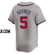 Bob Horner Youth Atlanta Braves Gray Limited Away Jersey