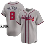 Bob Uecker Youth Atlanta Braves Gray Limited Away Jersey