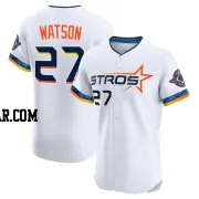 Bob Watson Men's Houston Astros White Elite 2025 City Connect Jersey